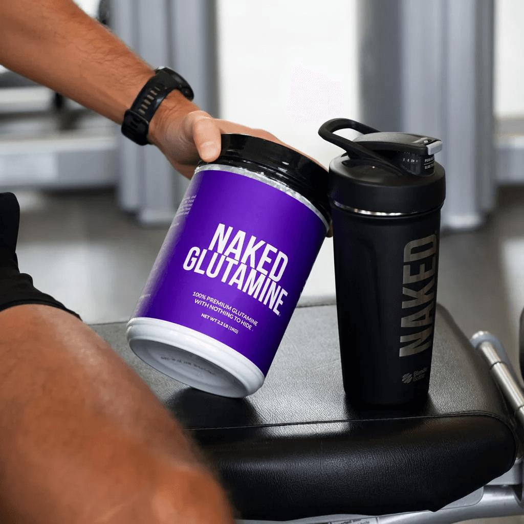 Glutamine Powder - 2.2LB with an Easy-Mix Workout Format