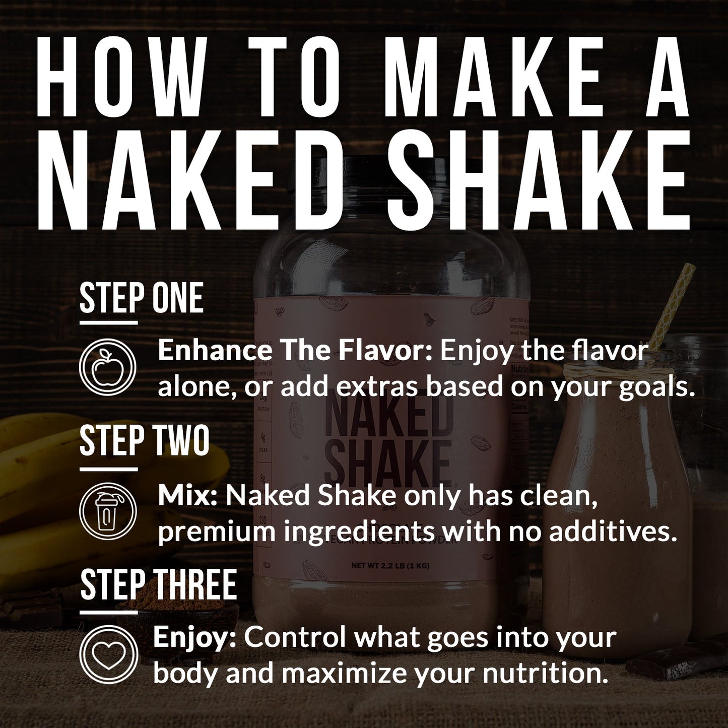 Chocolate Protein Shake - Chocolate with a Convenient Shake-Friendly Formula