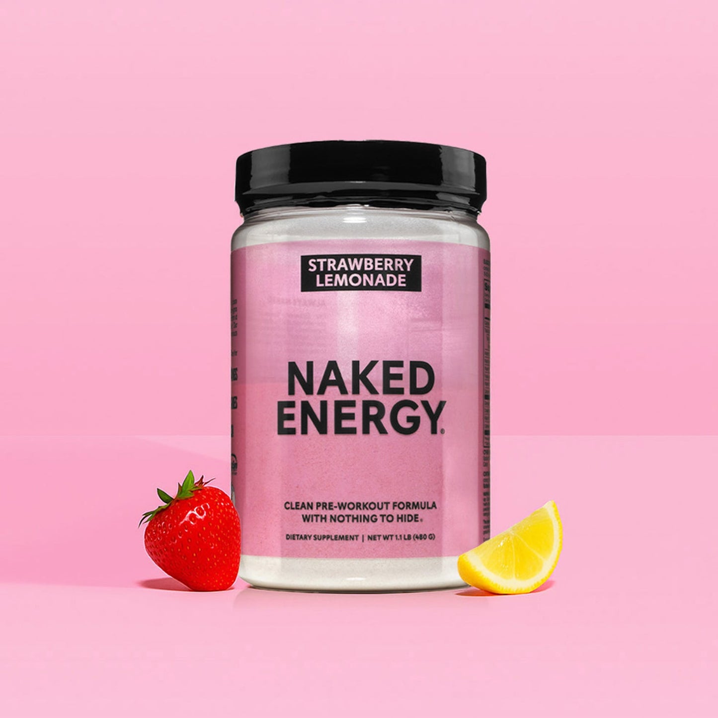Strawberry Lemonade Pre Workout Supplement - Strawberry Lemonade with an Easy-Mix Workout Format