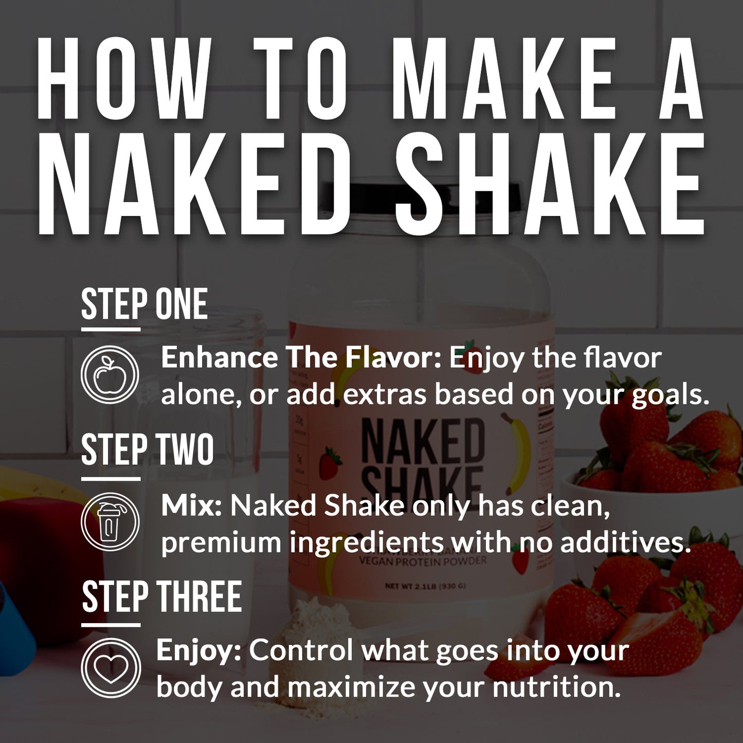 Strawberry Banana Protein Shake - Strawberry Banana with a Convenient Shake-Friendly Formula