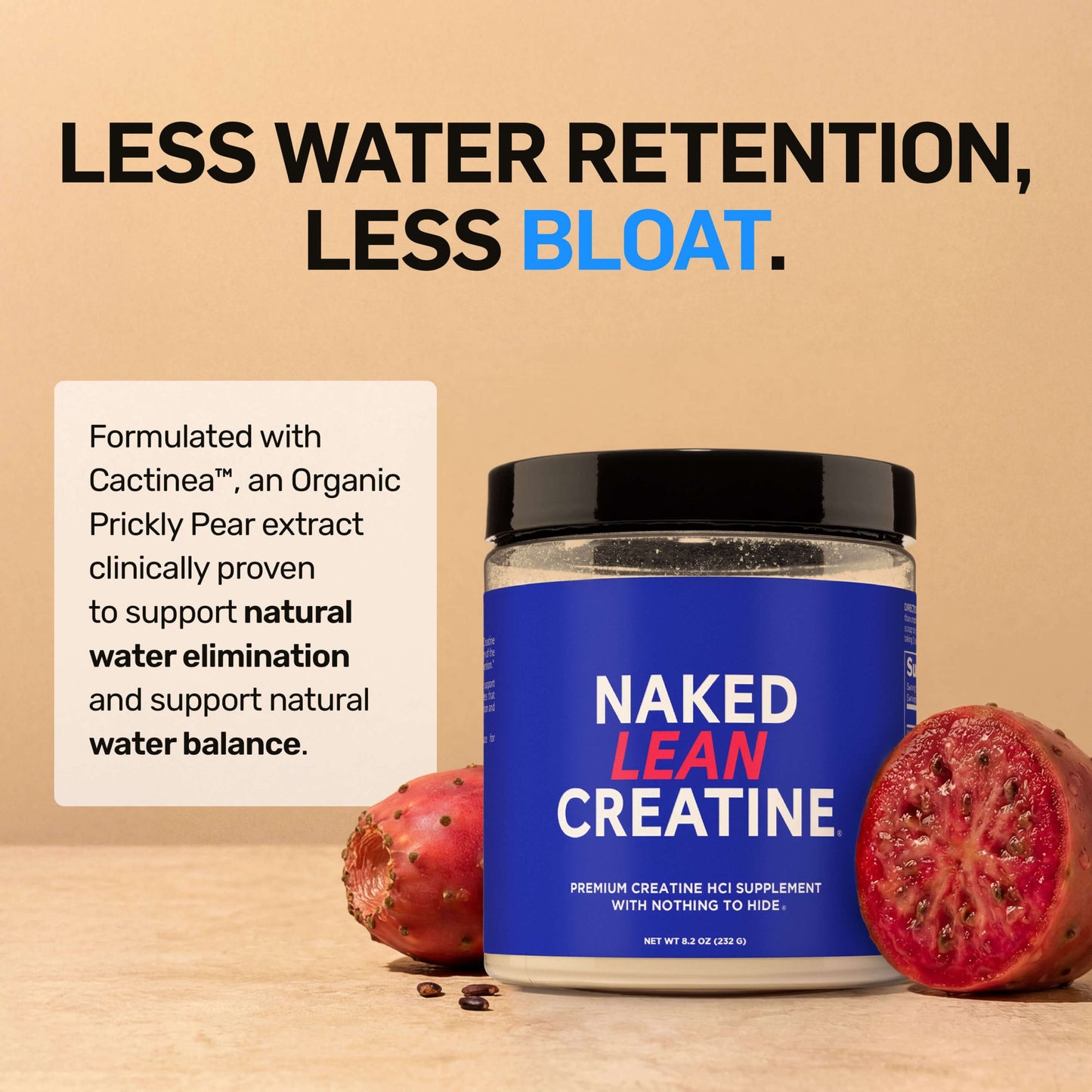Creatine HCl Powder - Unflavored with an Easy-Mix Workout Format