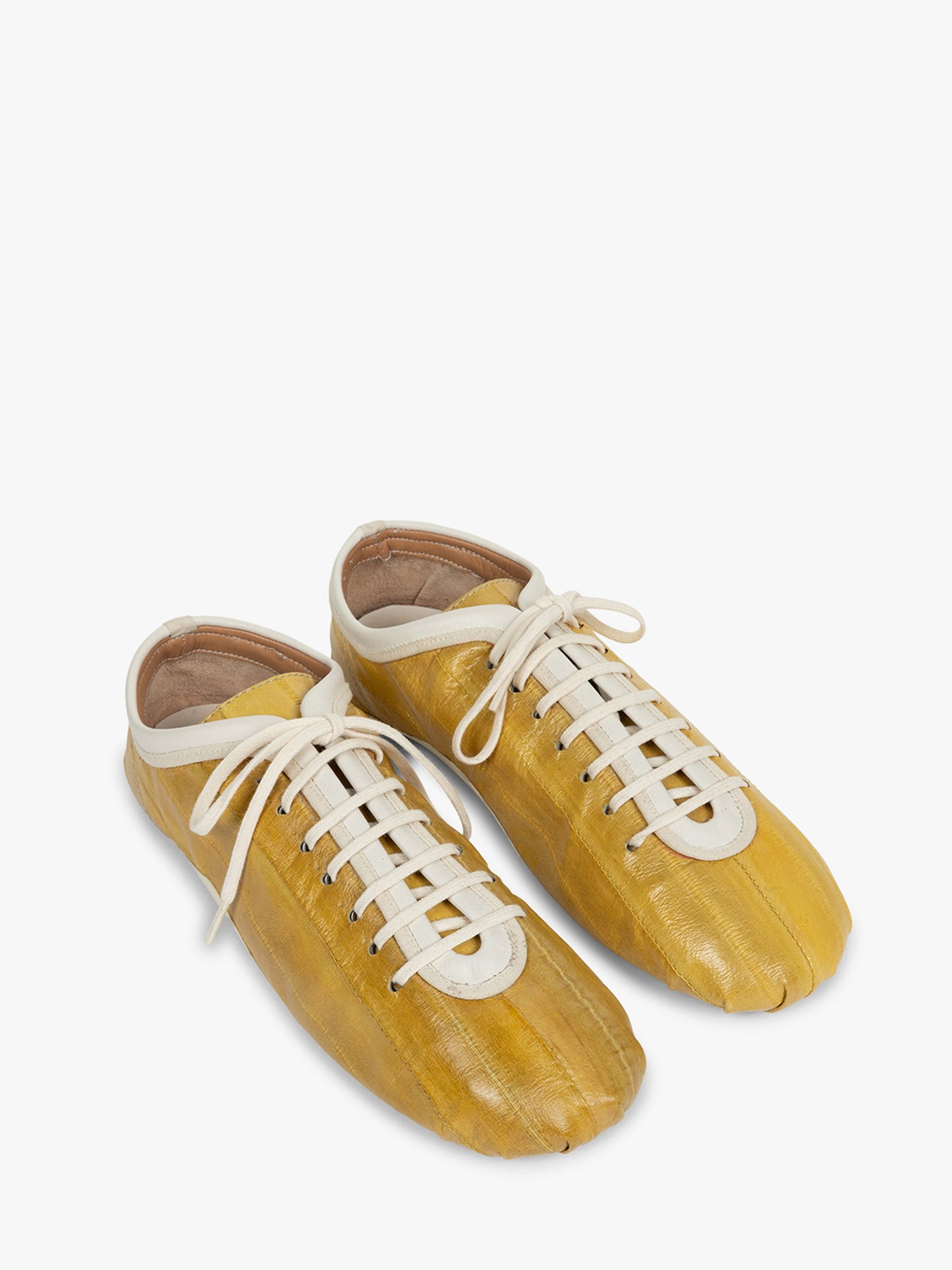 Leather Ballerina Sneakers
