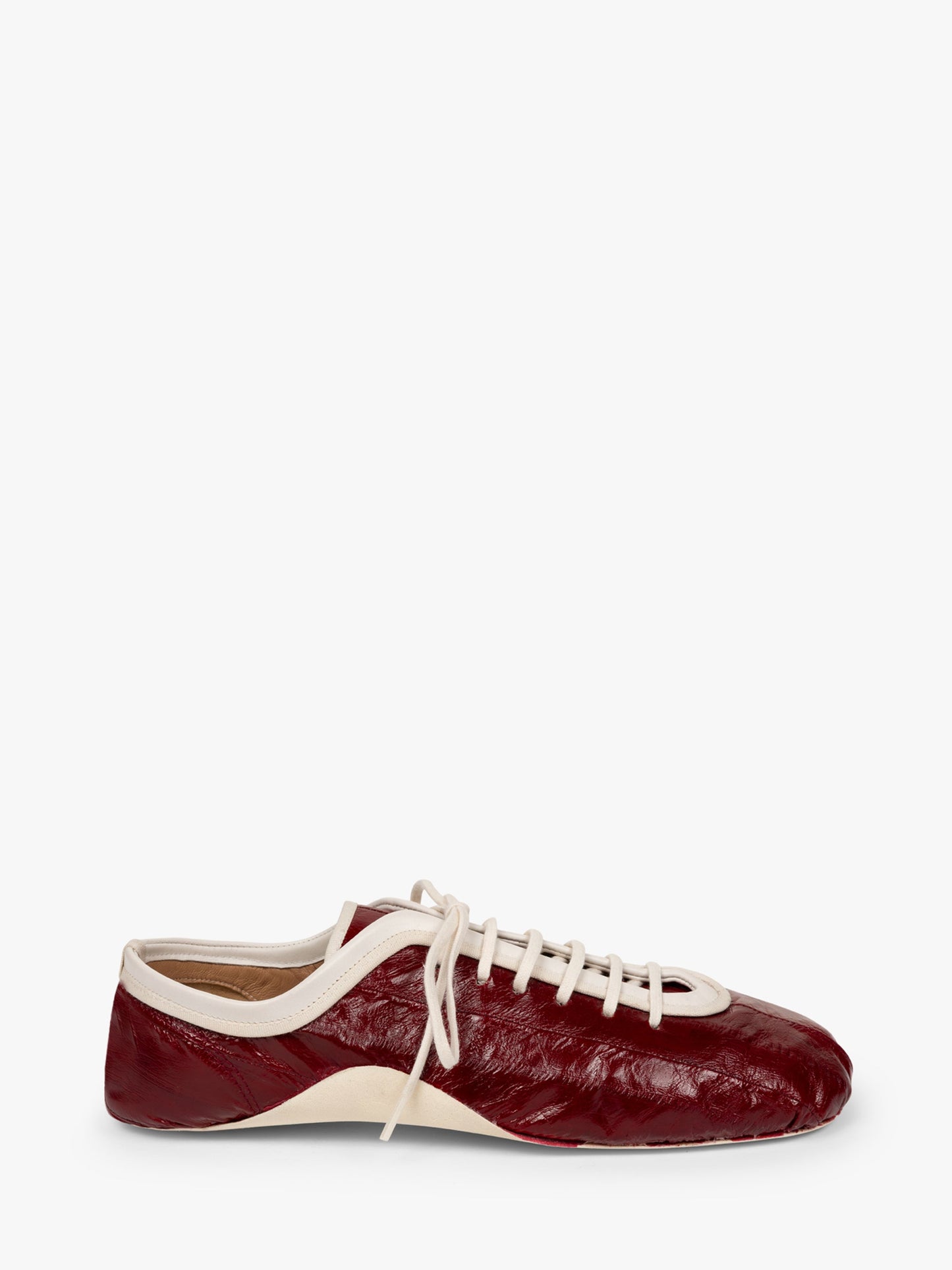 Leather Ballerina Sneakers
