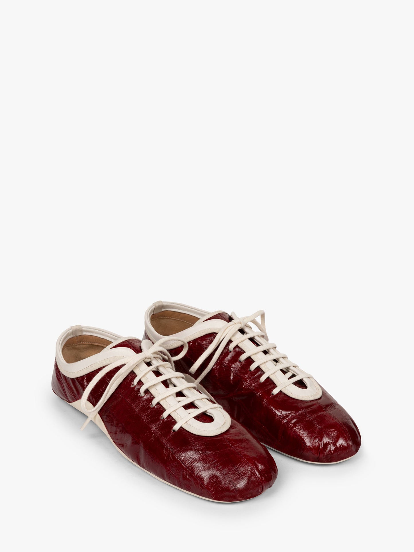 Leather Ballerina Sneakers