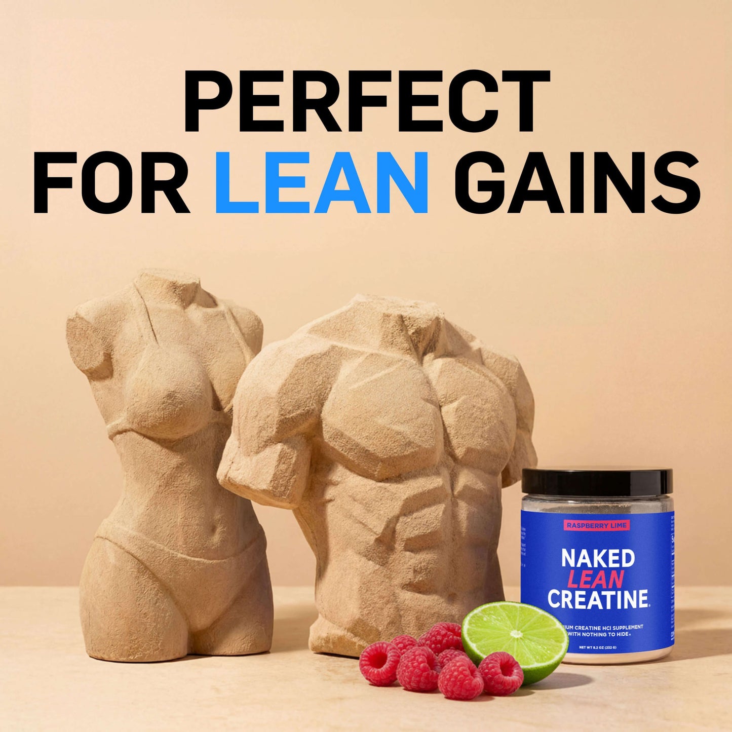 Raspberry Lime Creatine HCl Powder - Raspberry Lime with an Easy-Mix Workout Format
