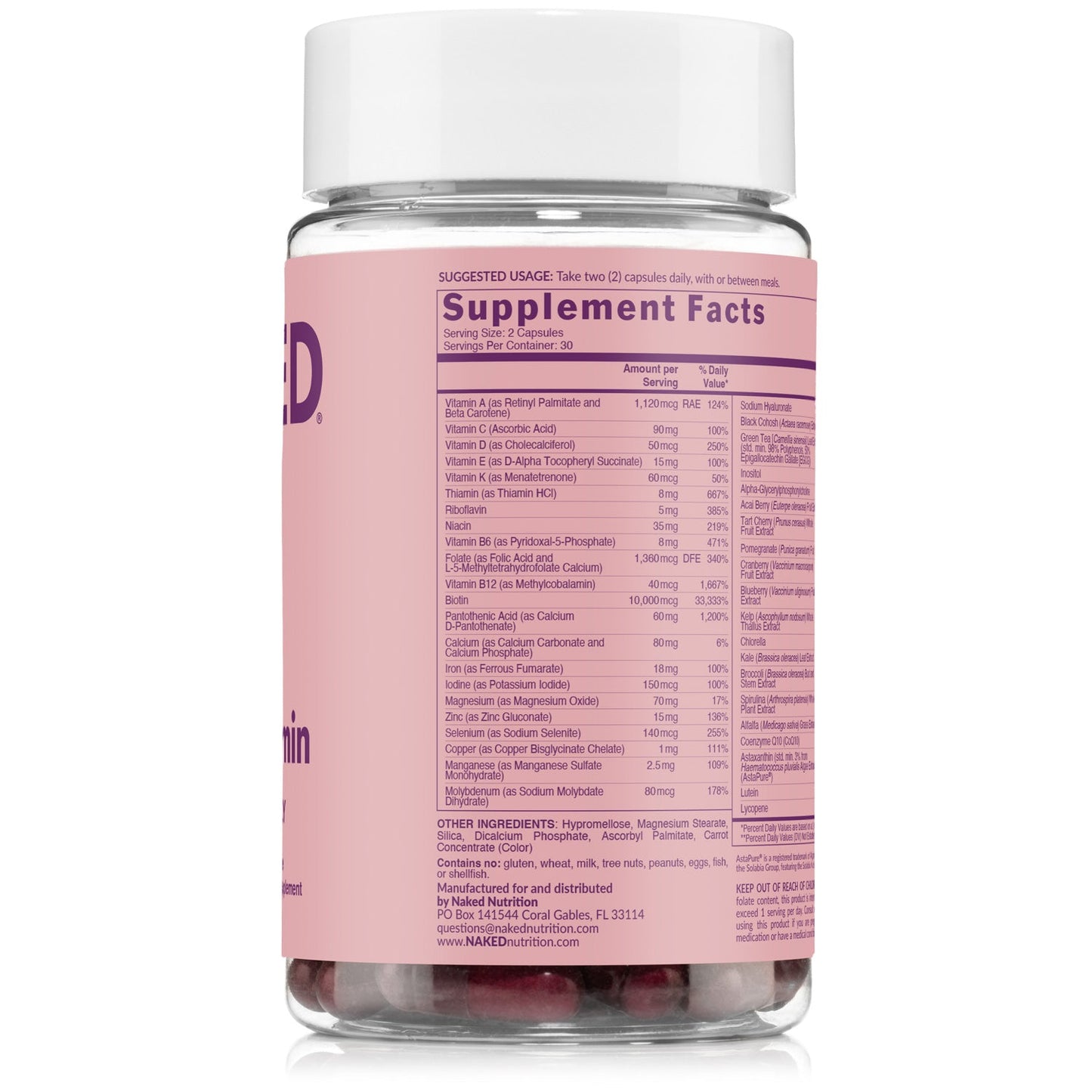 Multivitamin for Women - Women's for Convenient Home or Travel Use