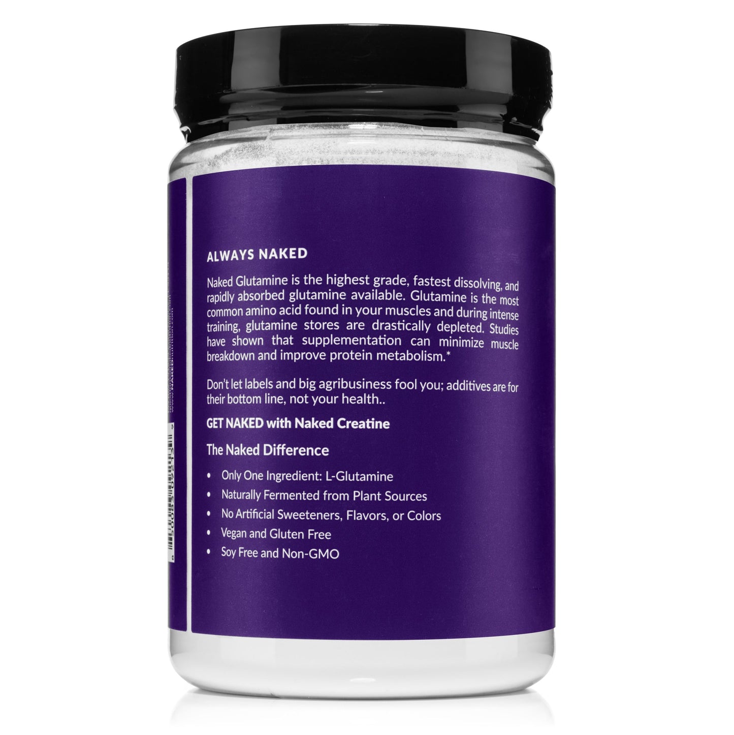 Glutamine Powder - 1.1LB with an Easy-Mix Workout Format