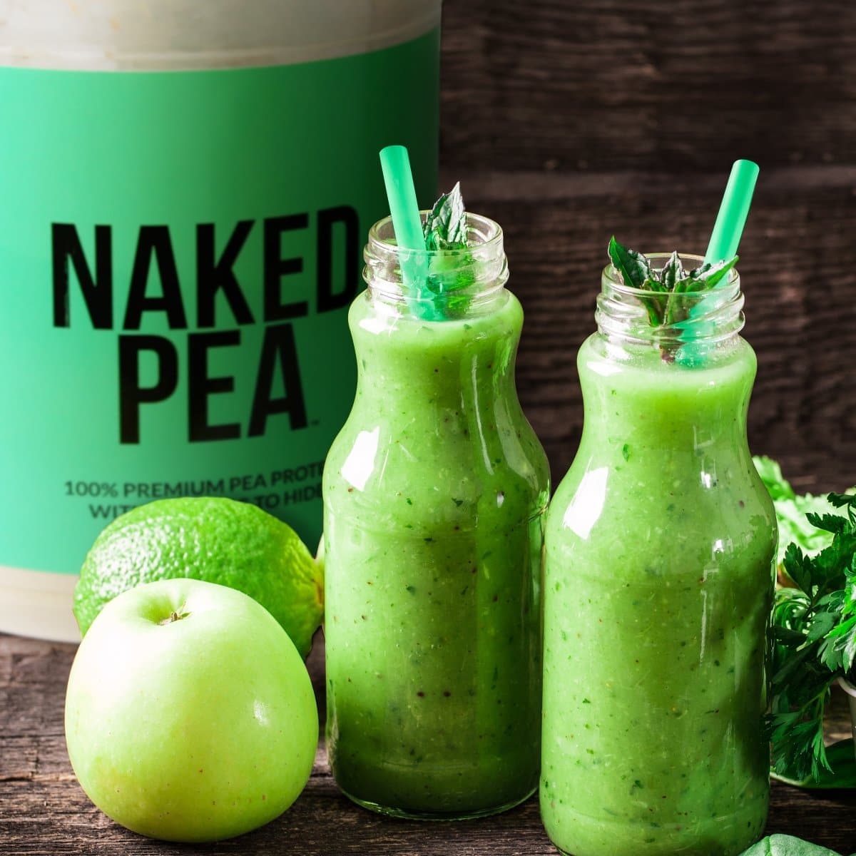 Pea Protein Powder 1lb - Unflavored for Easy Mixing at Home or On the Go