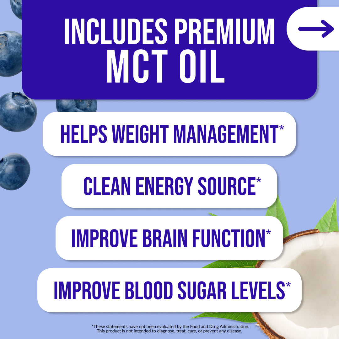 Blueberry Muffin Protein Shake - Blueberry Muffin with a Convenient Shake-Friendly Formula