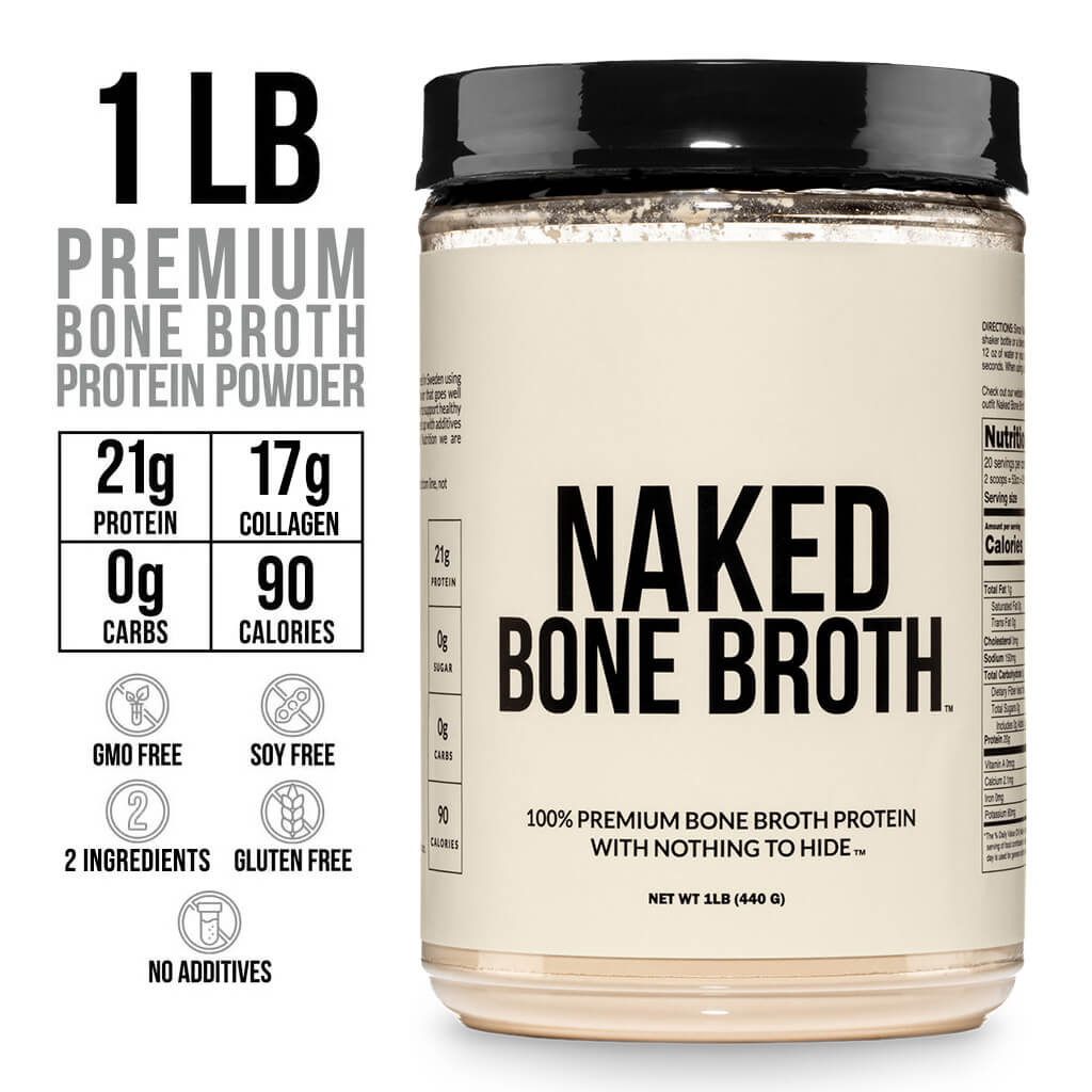 Bone Broth Protein Powder for Easy Mixing at Home or On the Go
