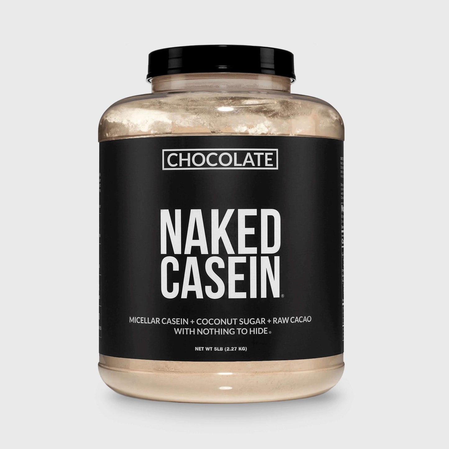 Chocolate Casein Protein Powder - 5LB - Chocolate for Easy Mixing at Home or On the Go