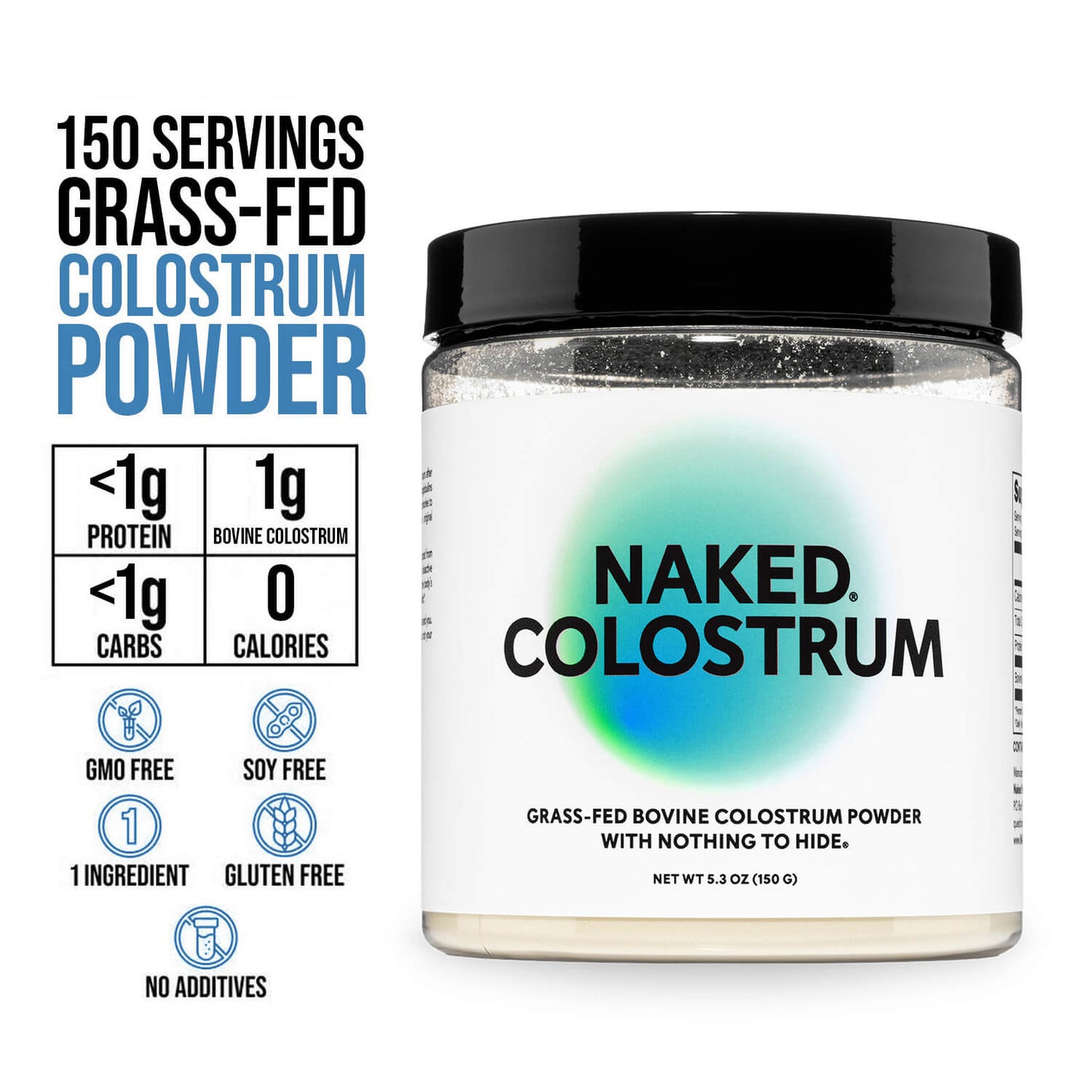 Grass-Fed Colostrum Powder - Colostrum Powder with a Straightforward Collagen Blend