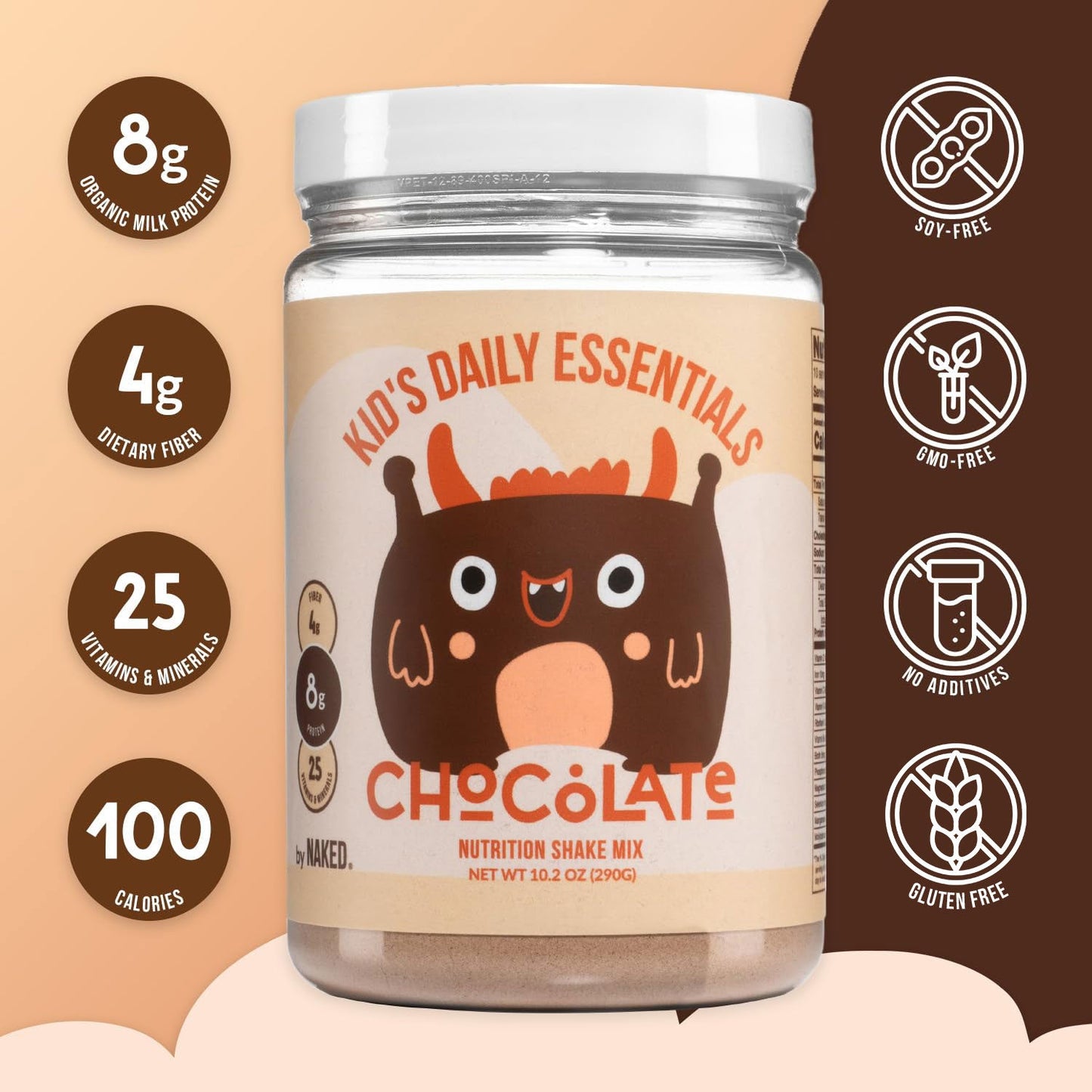 Kid's Nutrition Shake - Chocolate Formula for Easy Everyday Family Routines