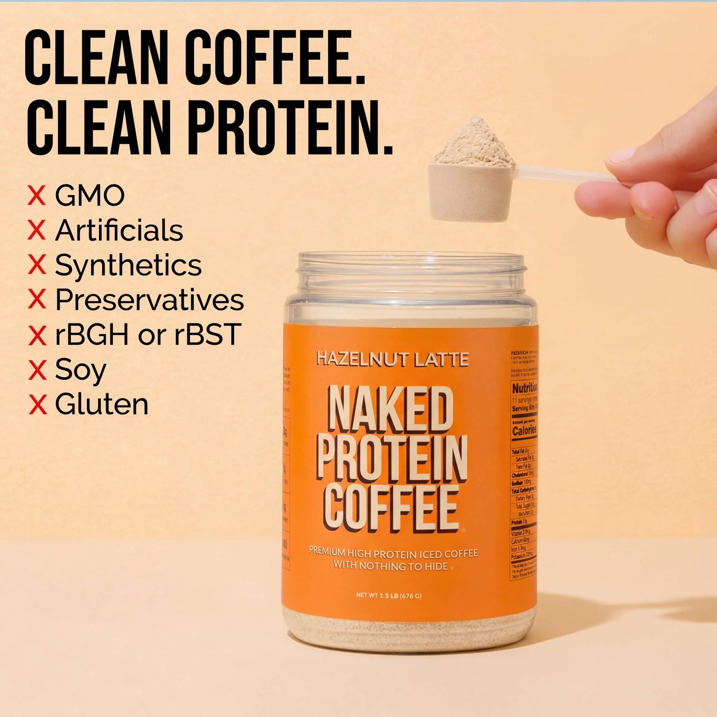 Hazelnut Latte Protein Iced Coffee - Hazelnut Latte with a Convenient Coffee Protein Blend