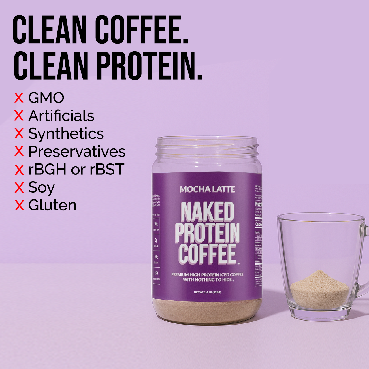 Mocha Latte Protein Iced Coffee - Mocha Latte with a Convenient Coffee Protein Blend