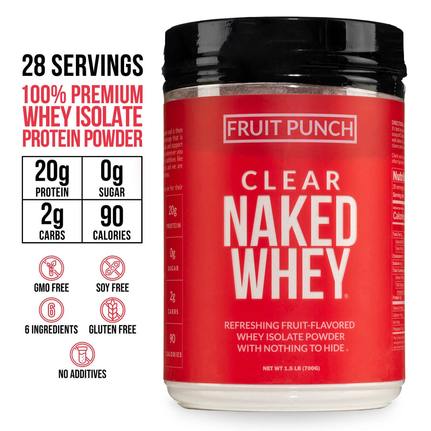 Fruit Punch Whey Protein Isolate - Fruit Punch for Easy and Consistent Daily Use