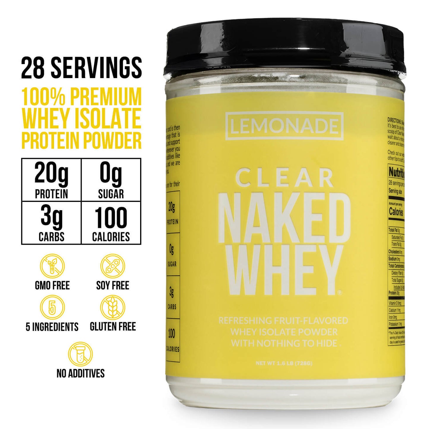 Lemonade Whey Protein Isolate - Lemonade for Easy and Consistent Daily Use