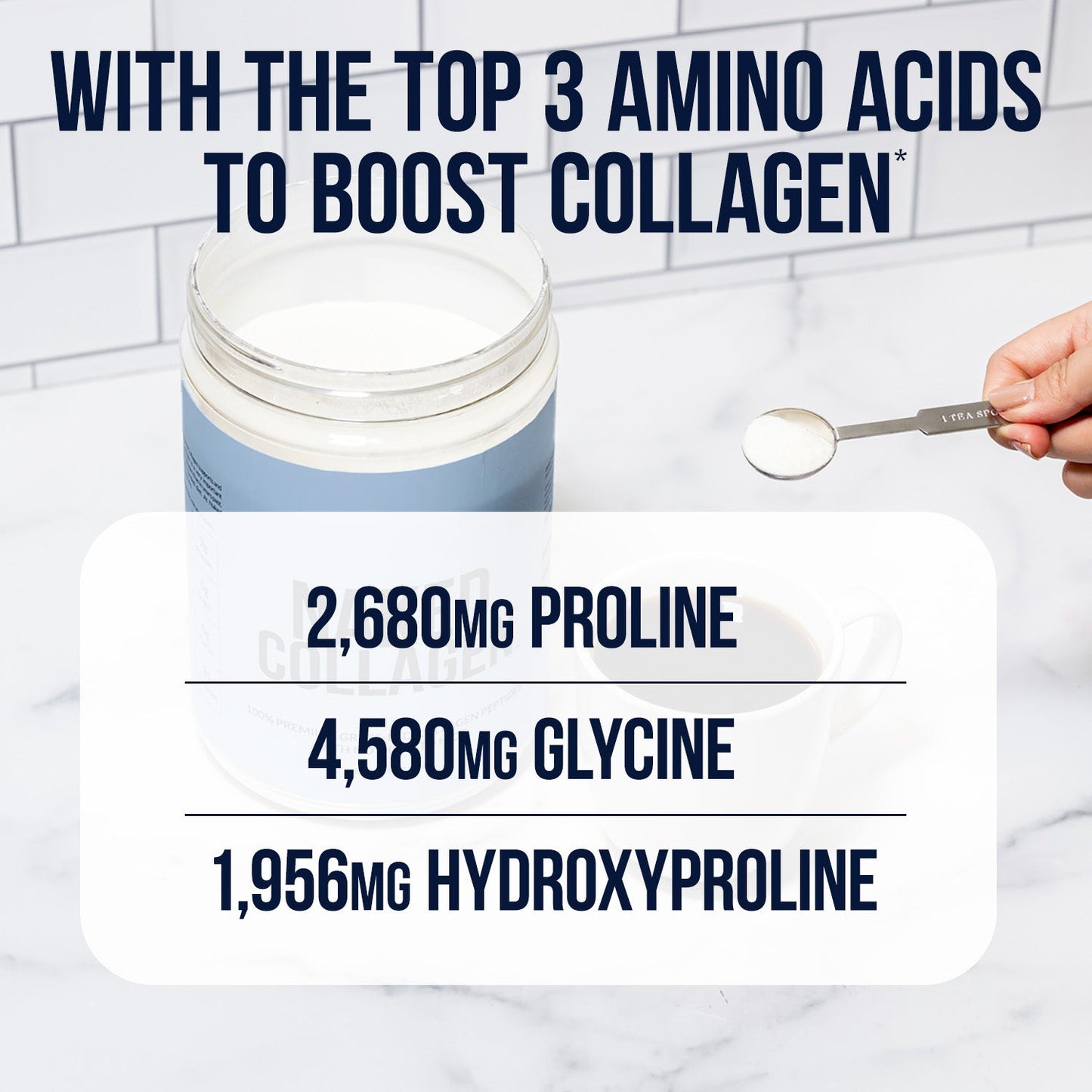 Vanilla Collagen Peptides Powder - Vanilla Collagen Peptides with a Straightforward Collagen Blend
