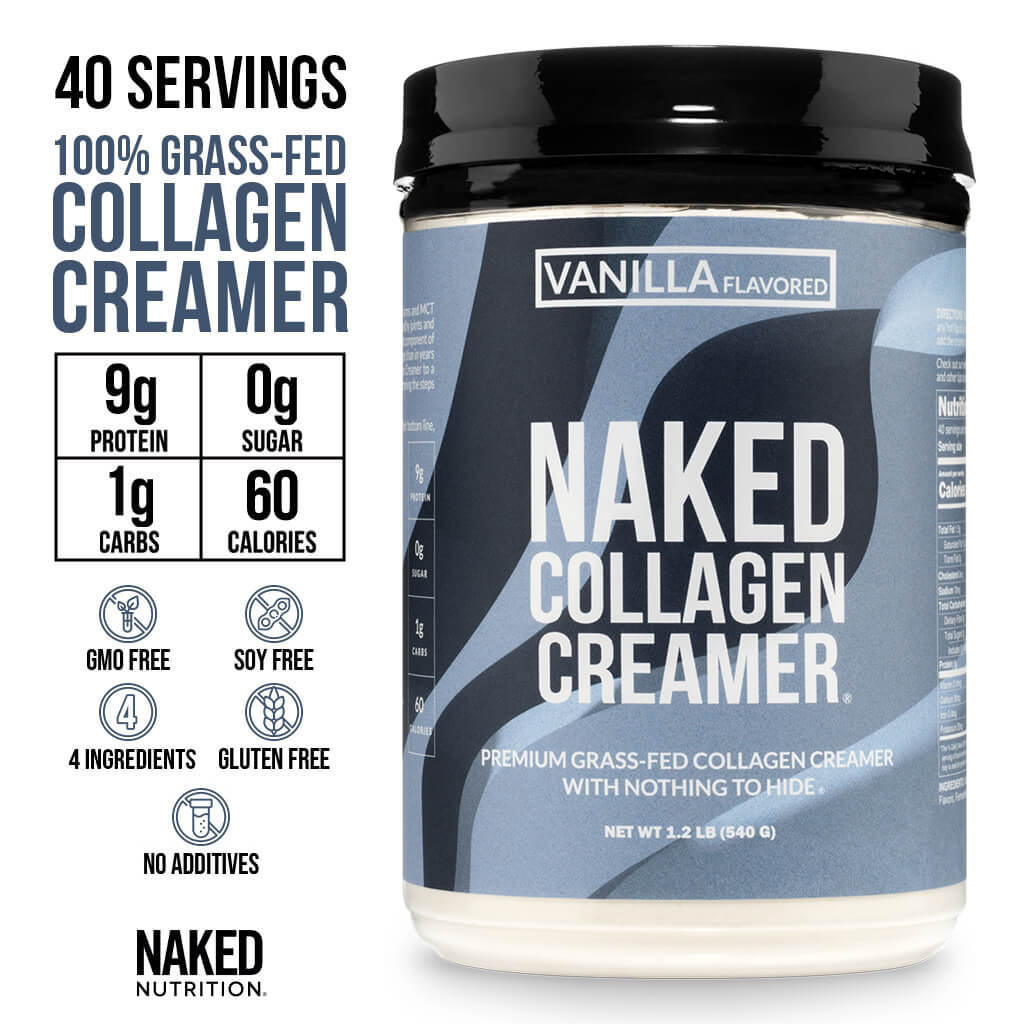 Vanilla Collagen Creamer - Vanilla Collagen Creamer with a Convenient Coffee Protein Blend