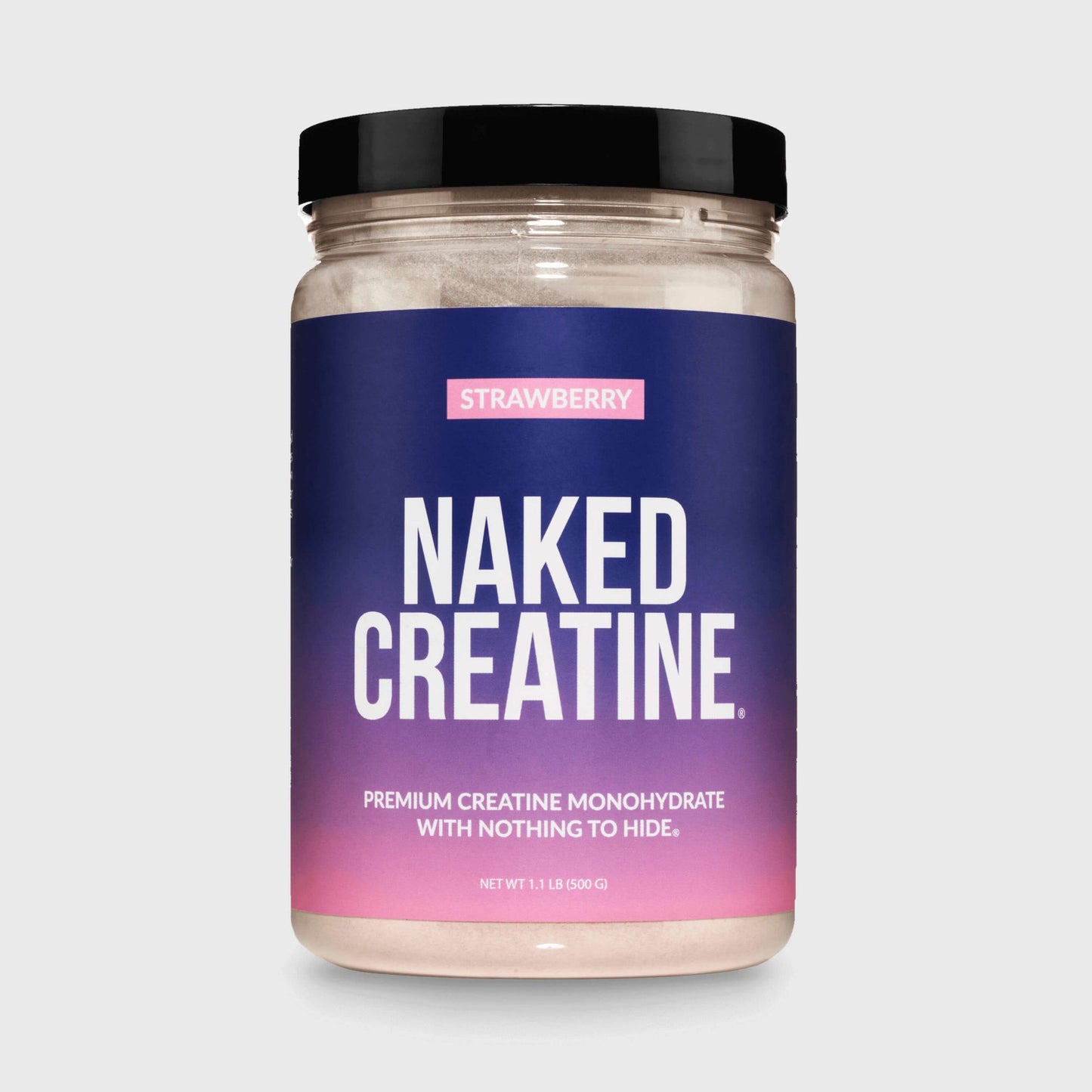 Strawberry Creatine Monohydrate Powder - Strawberry with an Easy-Mix Workout Format