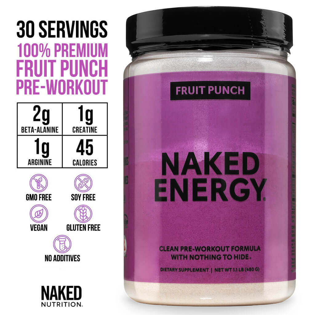 Fruit Punch Pre Workout Supplement - Fruit Punch with an Easy-Mix Workout Format