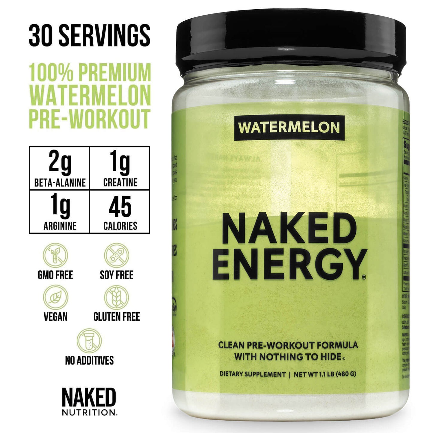 Watermelon Pre Workout Supplement - Watermelon with an Easy-Mix Workout Format