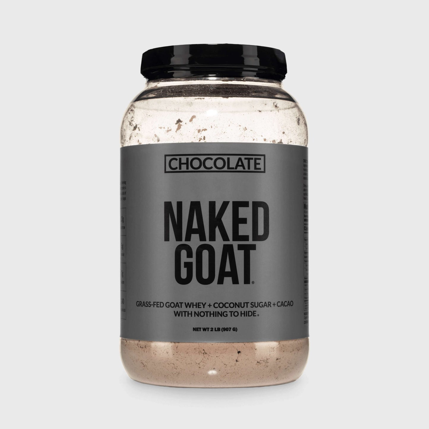 Chocolate Goat Whey Protein Powder - Chocolate for Easy Mixing at Home or On the Go