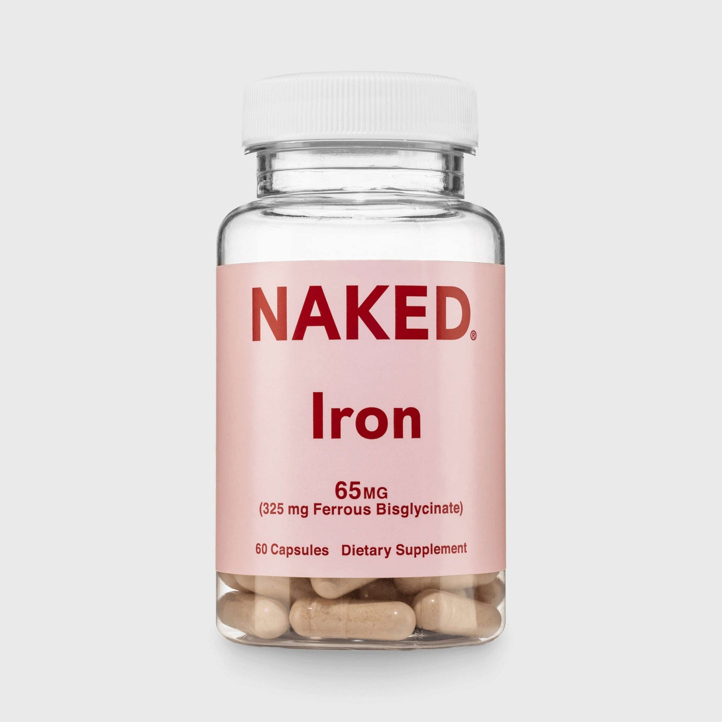 Daily Iron Supplement - Iron for Convenient Home or Travel Use