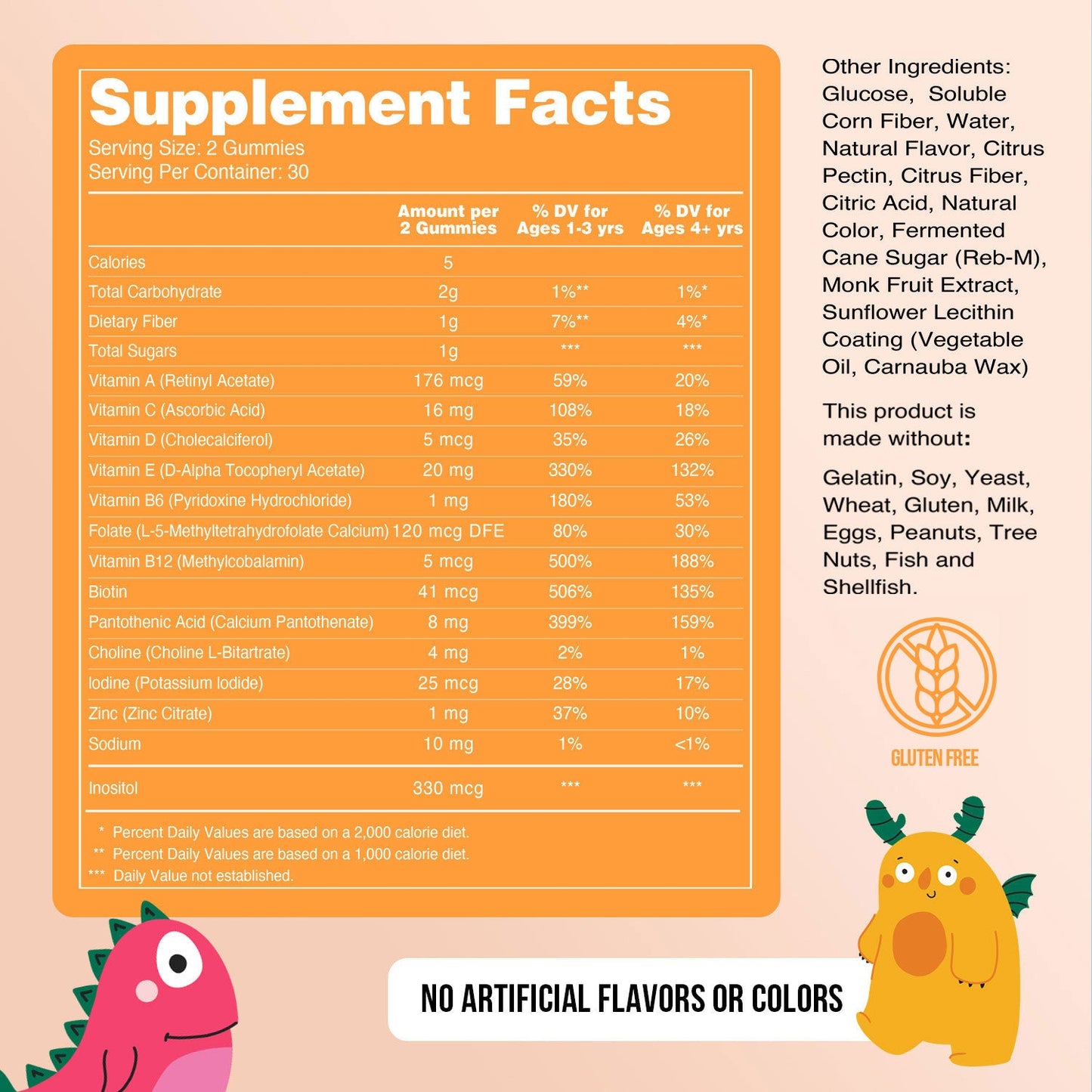 Kids Multivitamin Gummies for Convenient Home or Travel Use