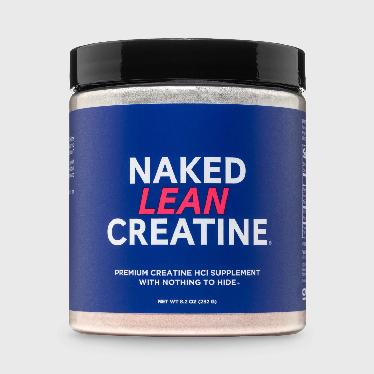 Creatine HCl Powder - Unflavored with an Easy-Mix Workout Format