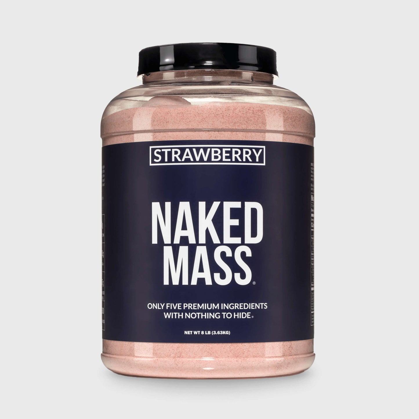 Strawberry Mass Gainer Protein Supplement - Strawberry with an Easy-Mix High-Calorie Formula