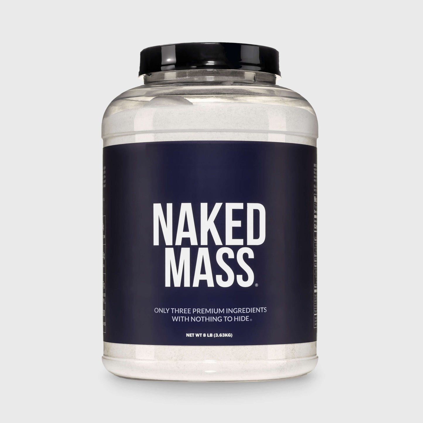 Mass Gainer Protein Supplement - Unflavored with an Easy-Mix High-Calorie Formula