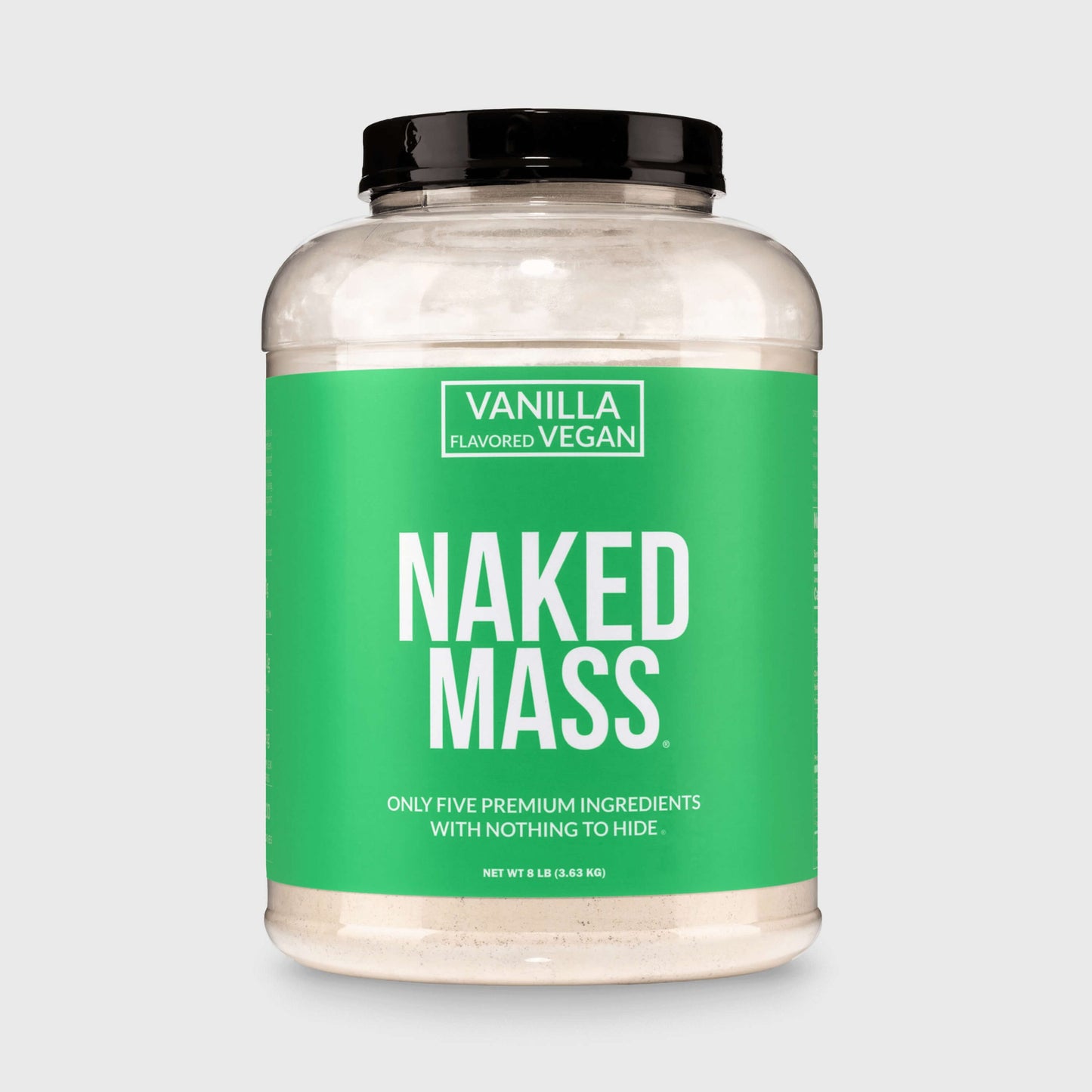 Vanilla Vegan Mass Gainer Supplement - Vanilla (Vegan) with an Easy-Mix High-Calorie Formula