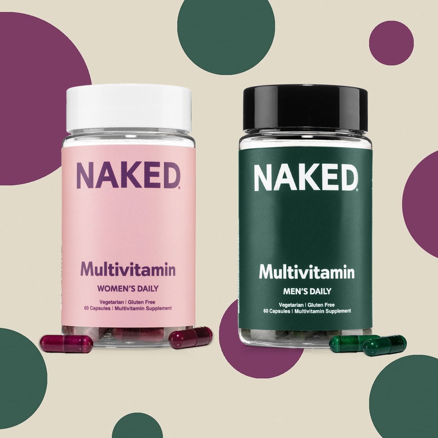 Multivitamin for Men - Men's for Convenient Home or Travel Use