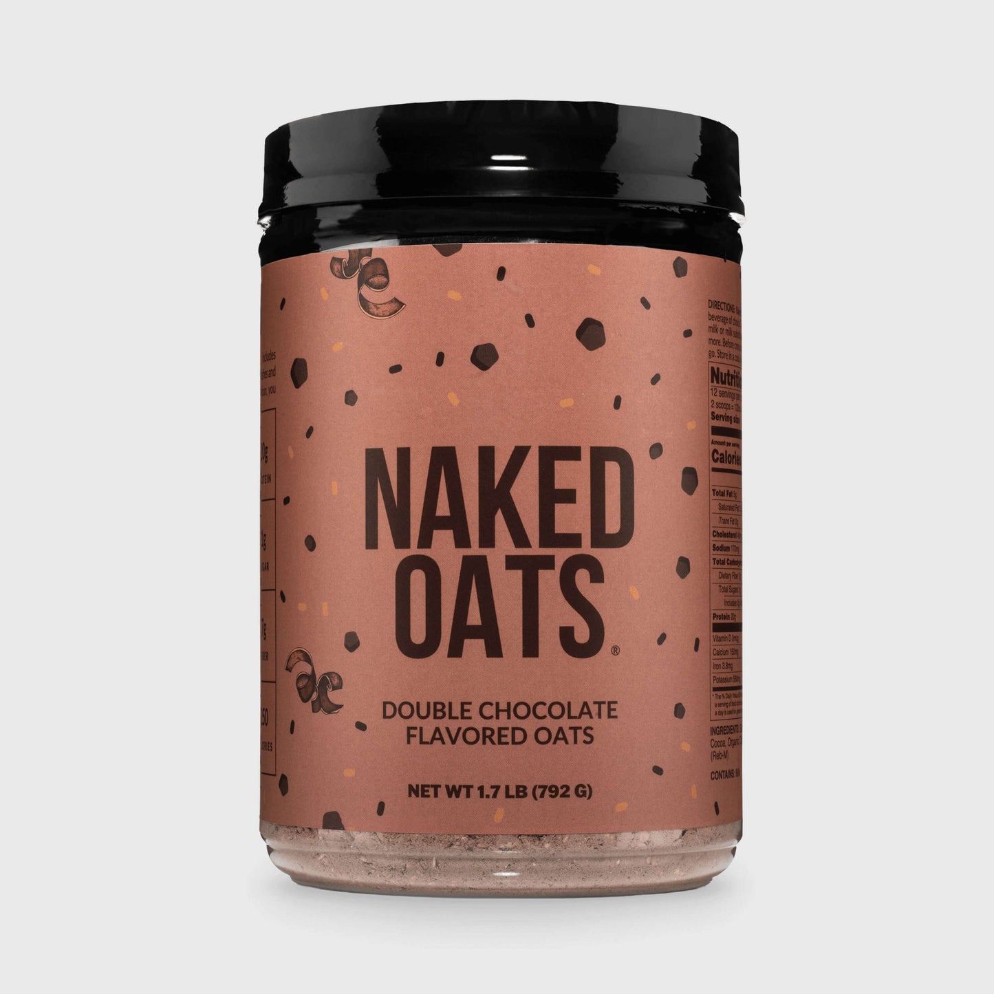 Double Chocolate Protein Oats - Double Chocolate for Warm, Convenient Morning Meals
