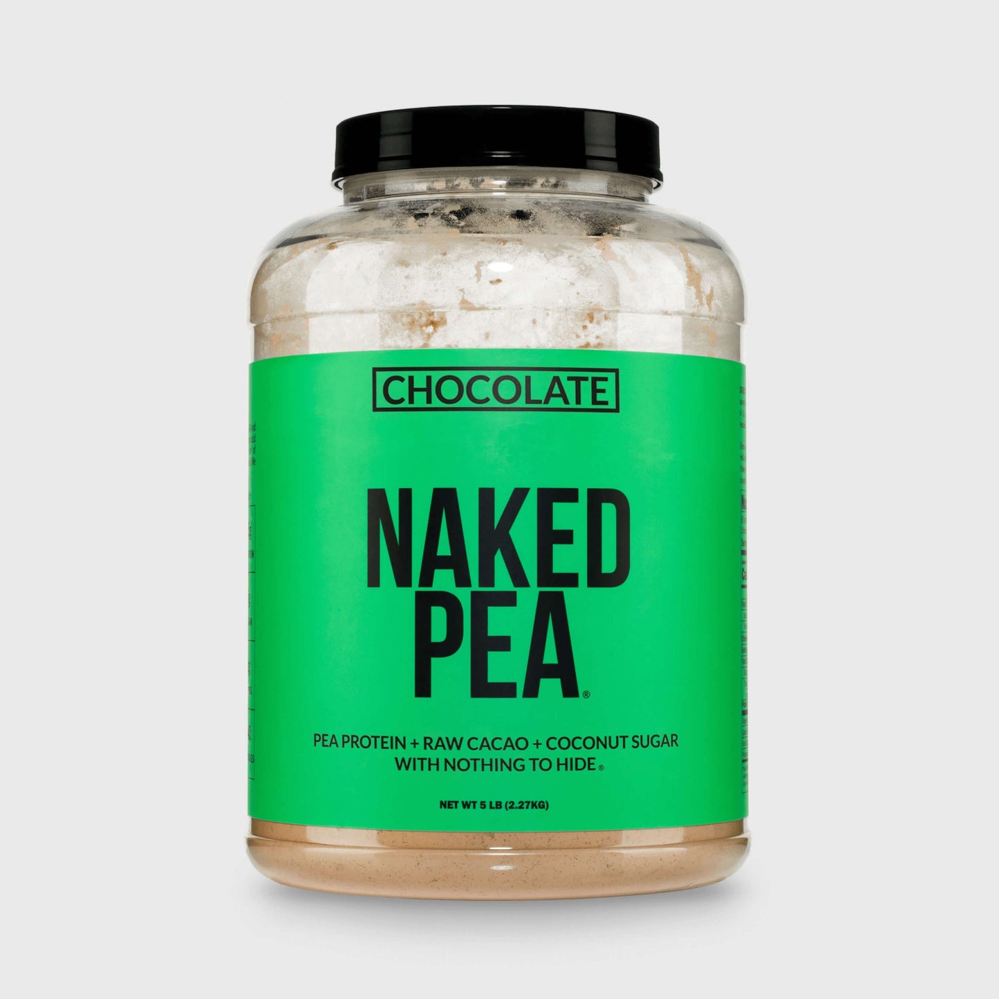 Chocolate Pea Protein Powder - Chocolate - Bulk Size for Easy Mixing at Home or On the Go