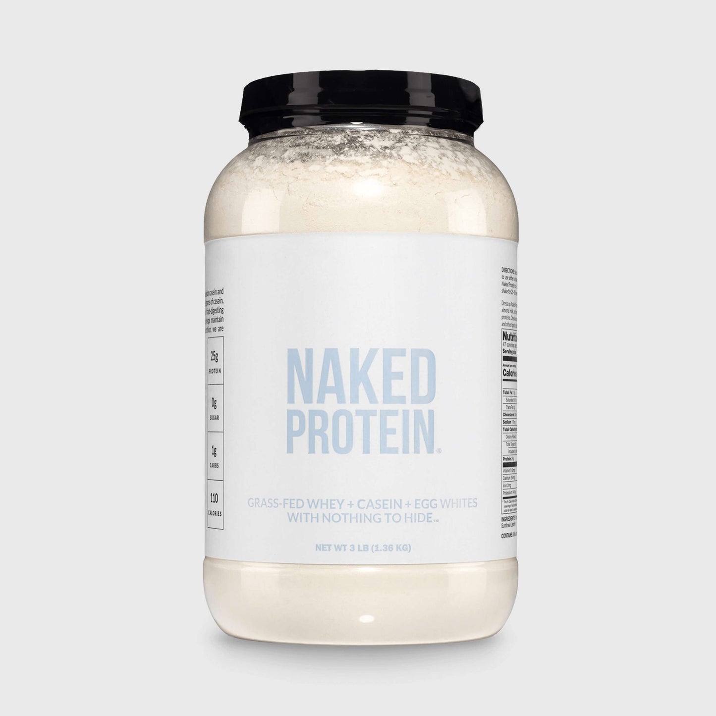 Protein Powder Blend - 3LB Egg Whey & Casein Protein Blend - 3LB for Easy Mixing at Home or On the Go