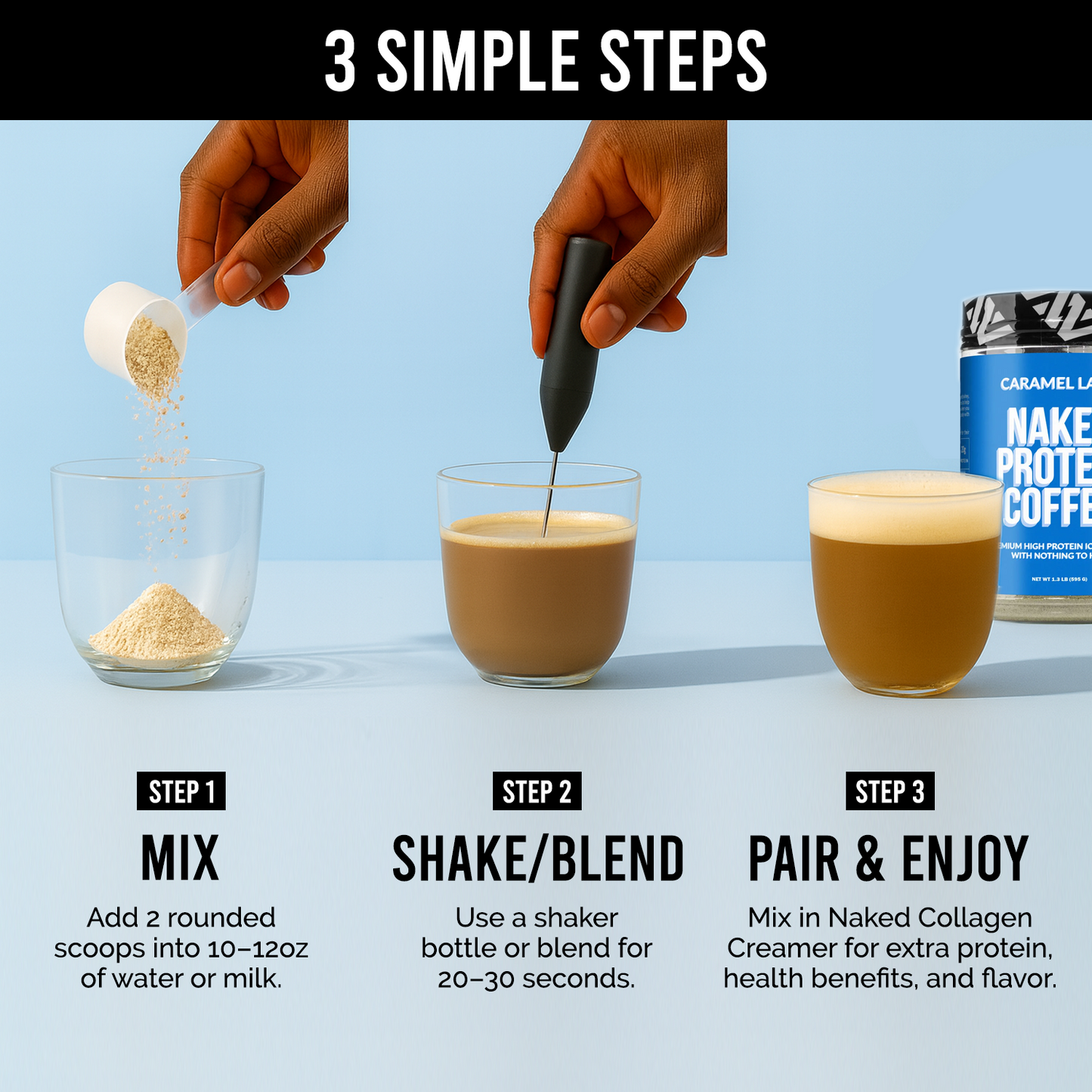 Caramel Latte Protein Iced Coffee - Caramel Latte with a Convenient Coffee Protein Blend