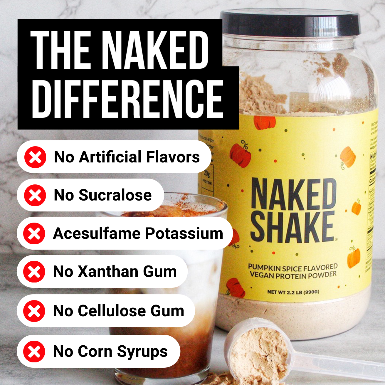 Pumpkin Spice Protein Shake - Pumpkin Spice with a Convenient Shake-Friendly Formula