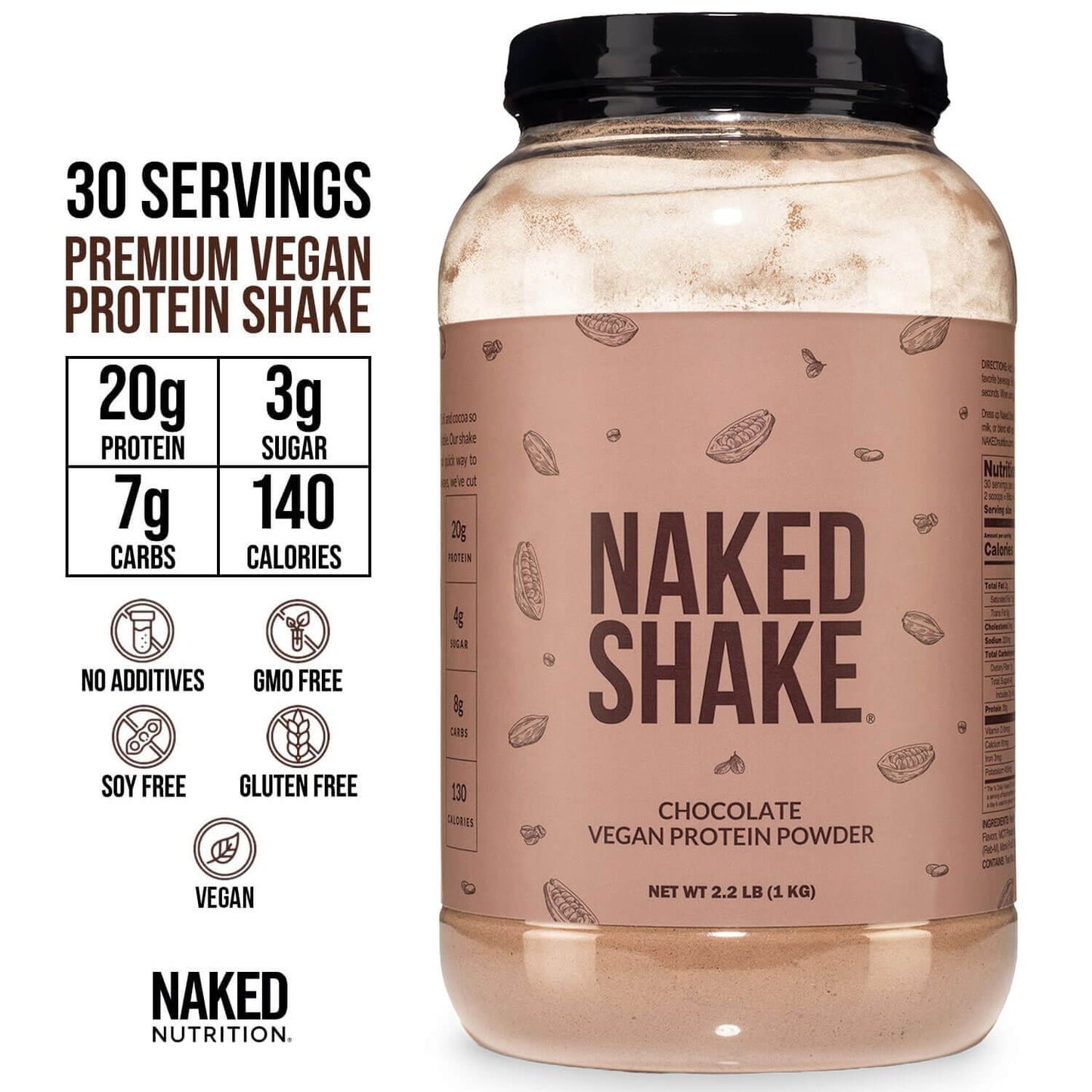 Chocolate Protein Shake - Chocolate with a Convenient Shake-Friendly Formula