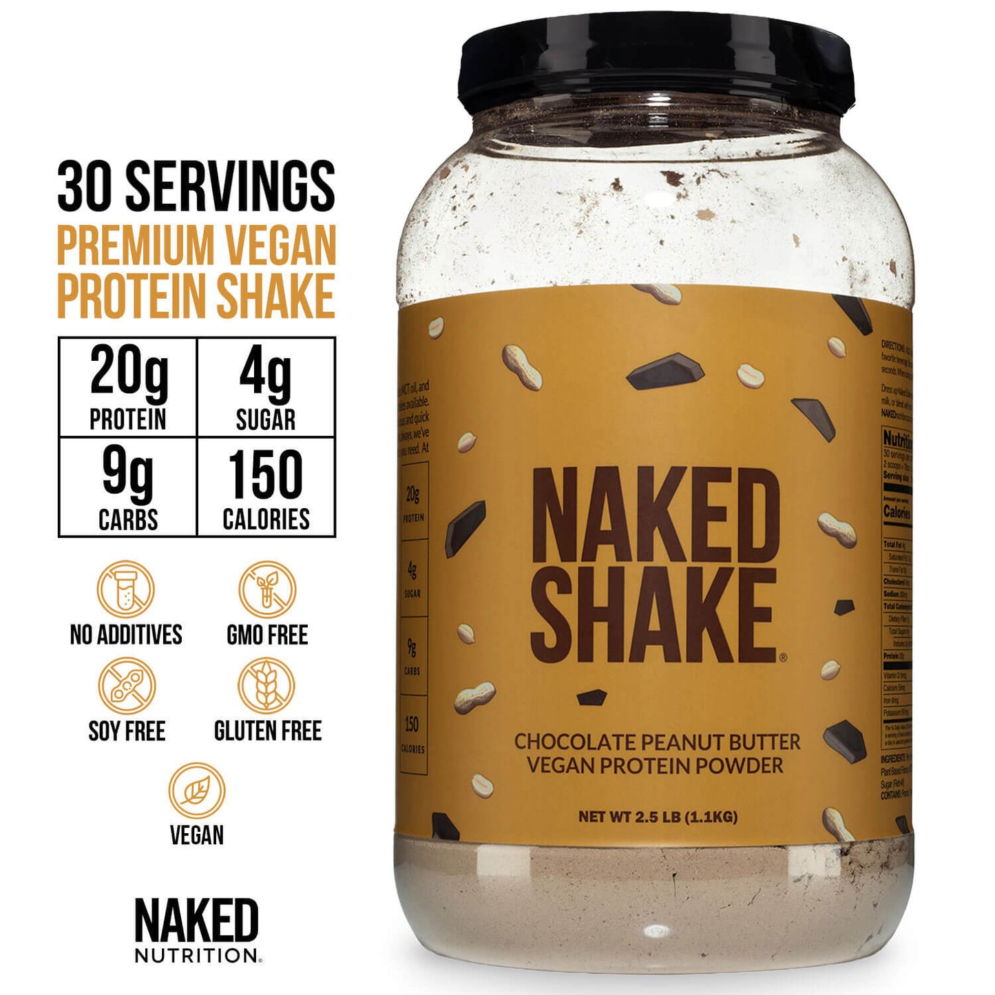 Chocolate PB Protein Shake - Chocolate Peanut Butter with a Convenient Shake-Friendly Formula