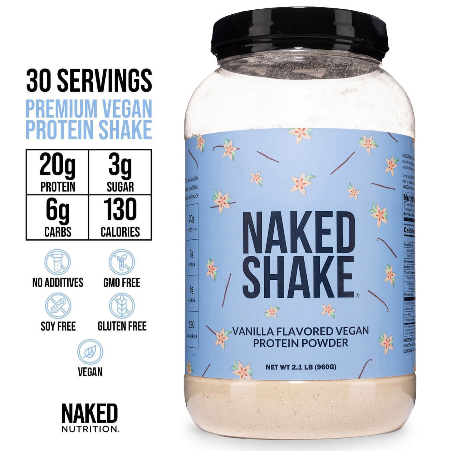 Vanilla Protein Shake - Vanilla with a Convenient Shake-Friendly Formula