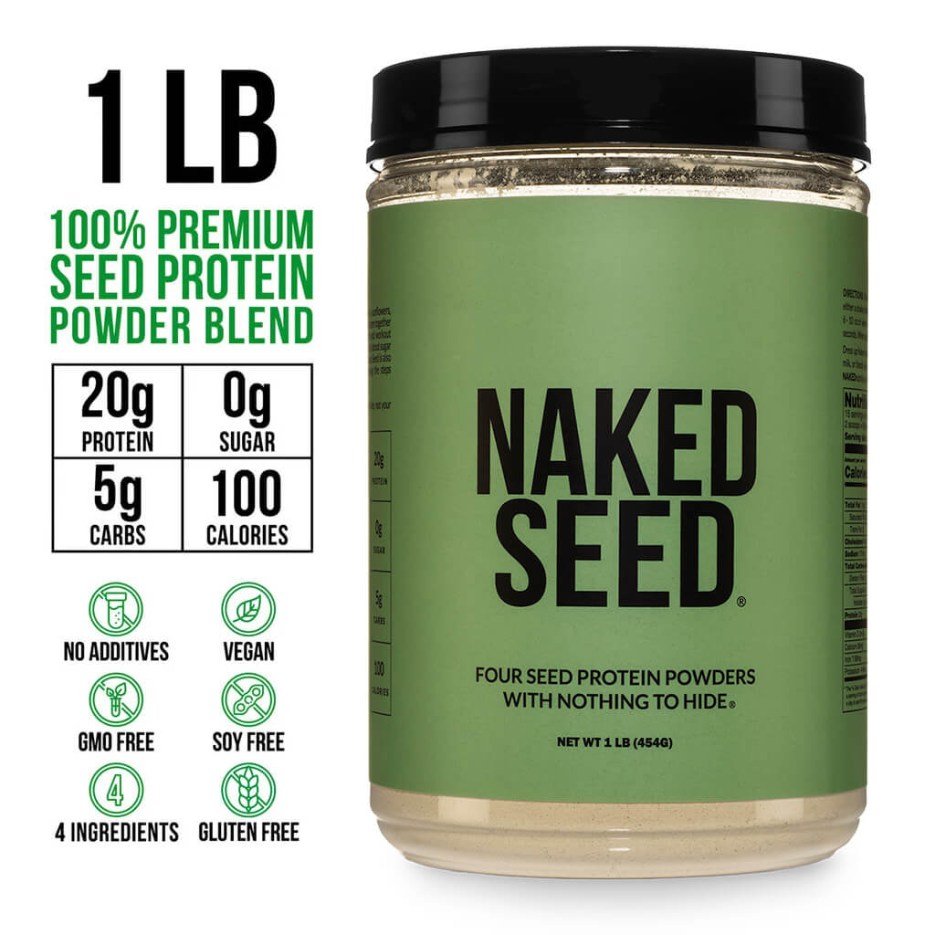 Seed Protein Powder for Easy Mixing at Home or On the Go