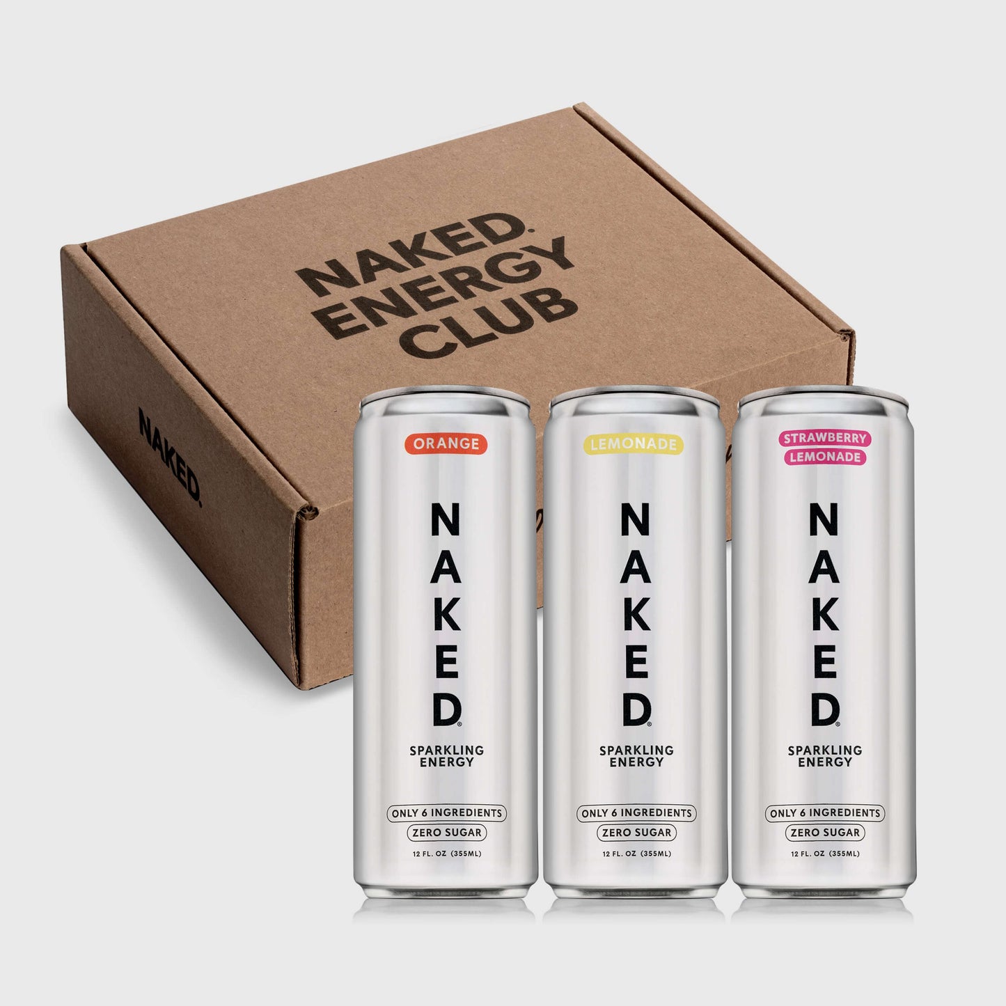 Sparkling Energy Sample Kits - Sample Pack with a Convenient Shake-Friendly Formula