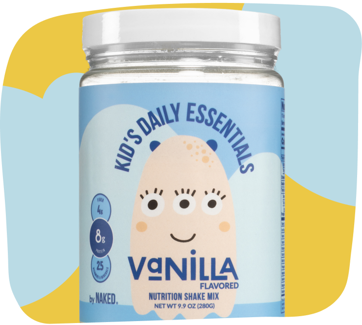 Kid's Nutrition Shake - Vanilla Formula for Easy Everyday Family Routines