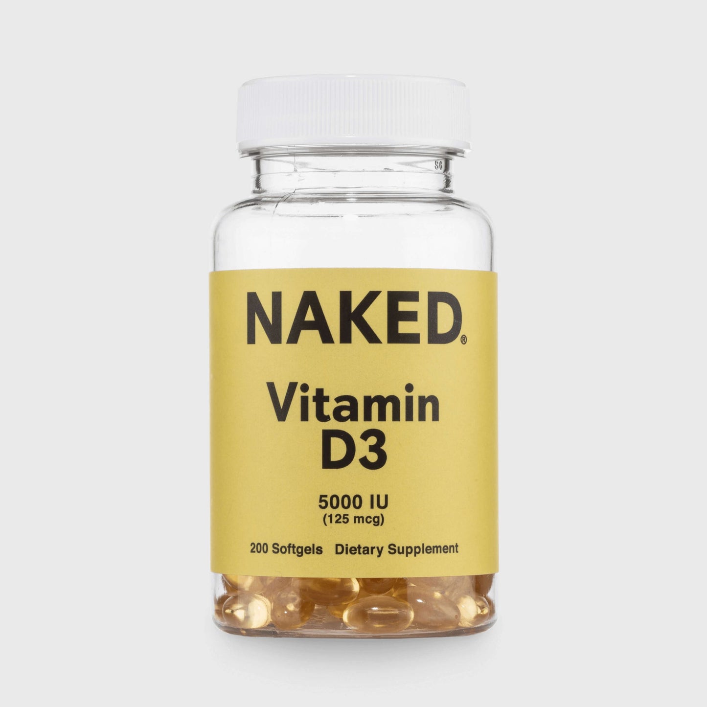 Daily Vitamin D3 Supplement - Vitamin D3 for Convenient Home or Travel Use