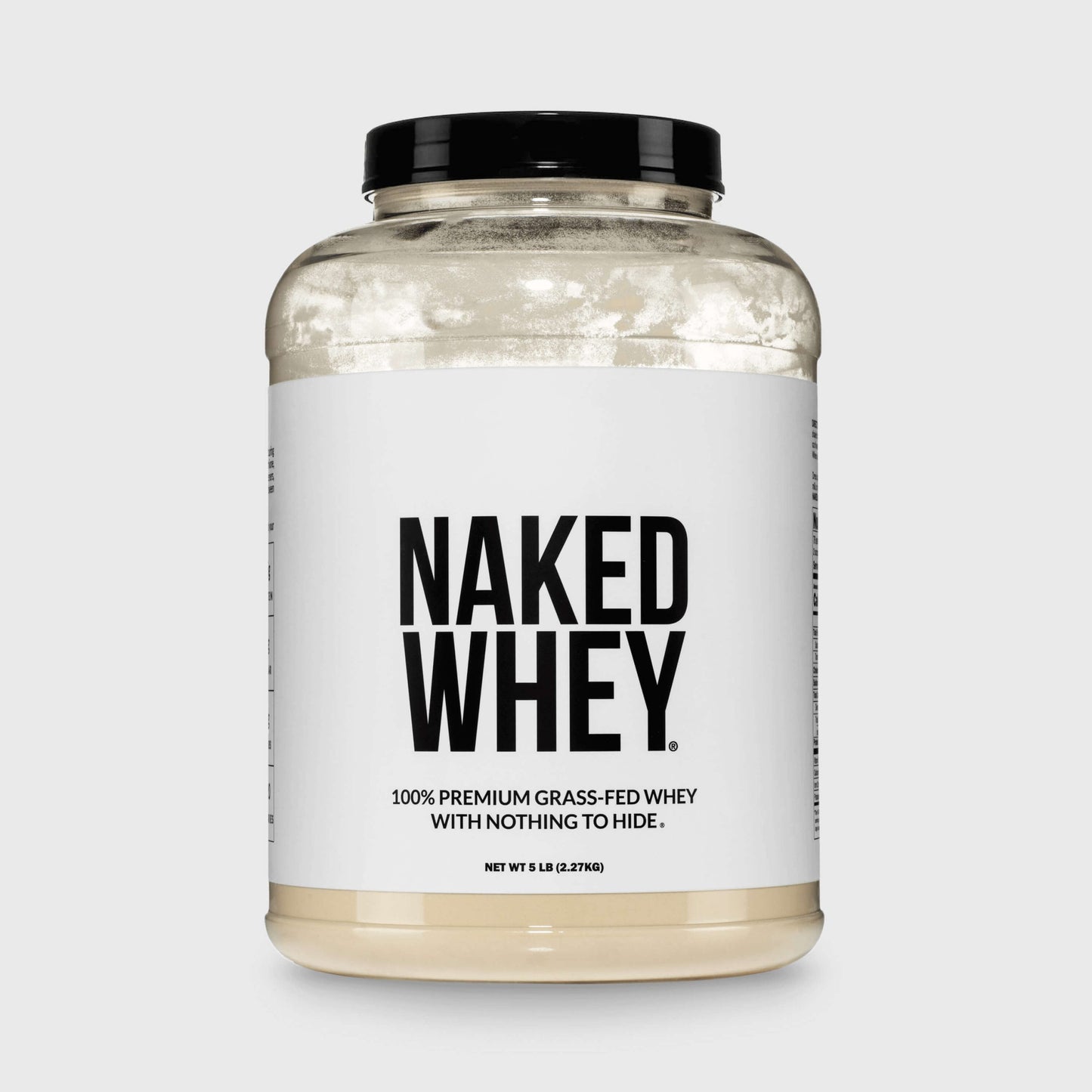 Grass Fed Whey Protein Powder - Unflavored - Bulk Size for Easy Mixing at Home or On the Go