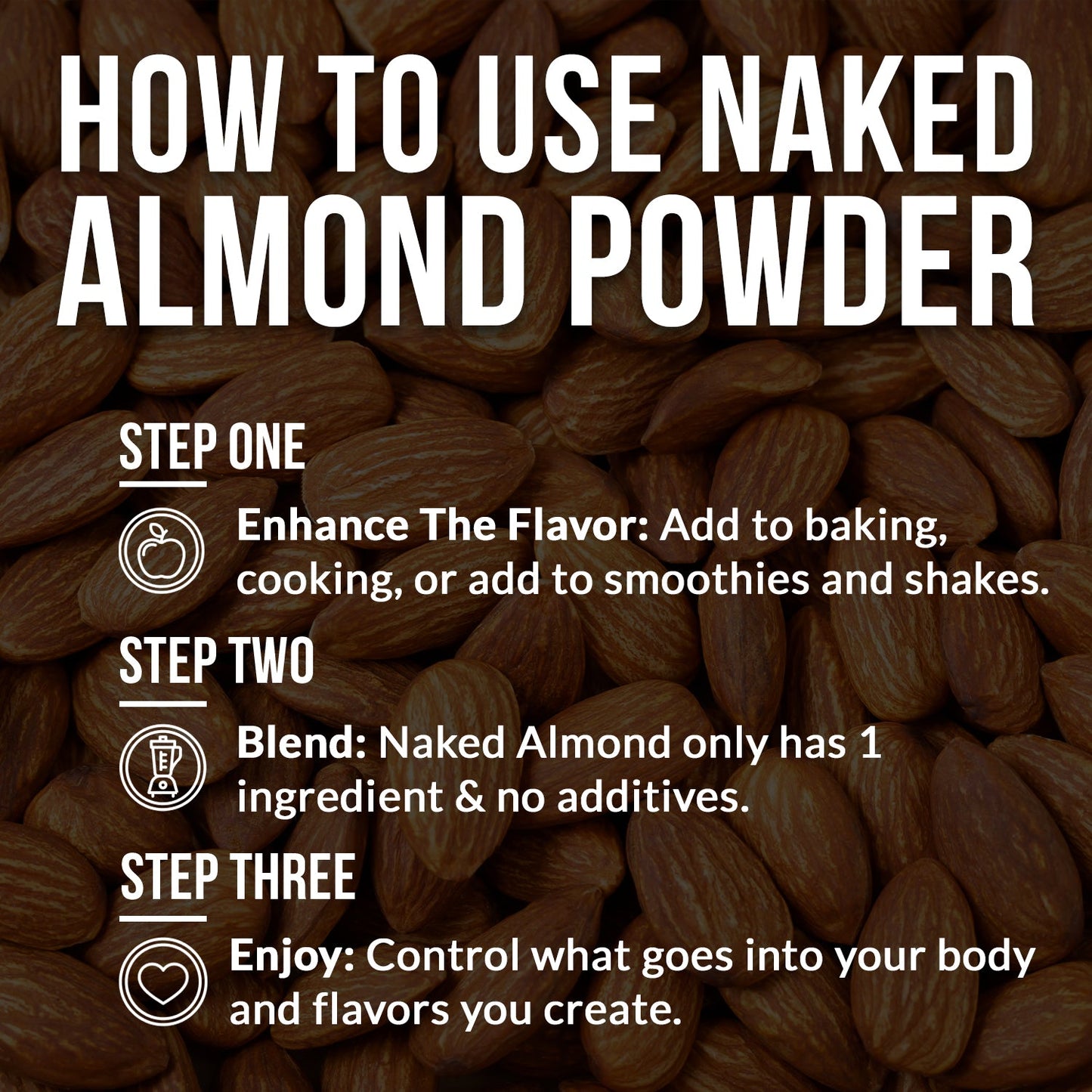 Powdered Almonds - Almond for Easy Mixing at Home or On the Go