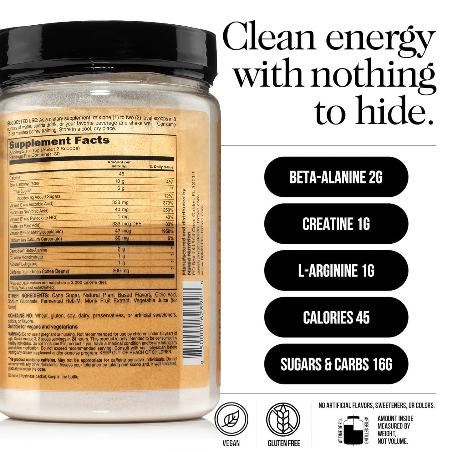 Citrus Pre Workout Supplement - Citrus with an Easy-Mix Workout Format