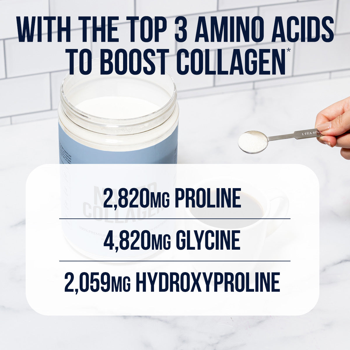 Chocolate Collagen Peptides with Hyaluronic Acid - Chocolate Advanced Collagen Peptides with a Straightforward Collagen Blend